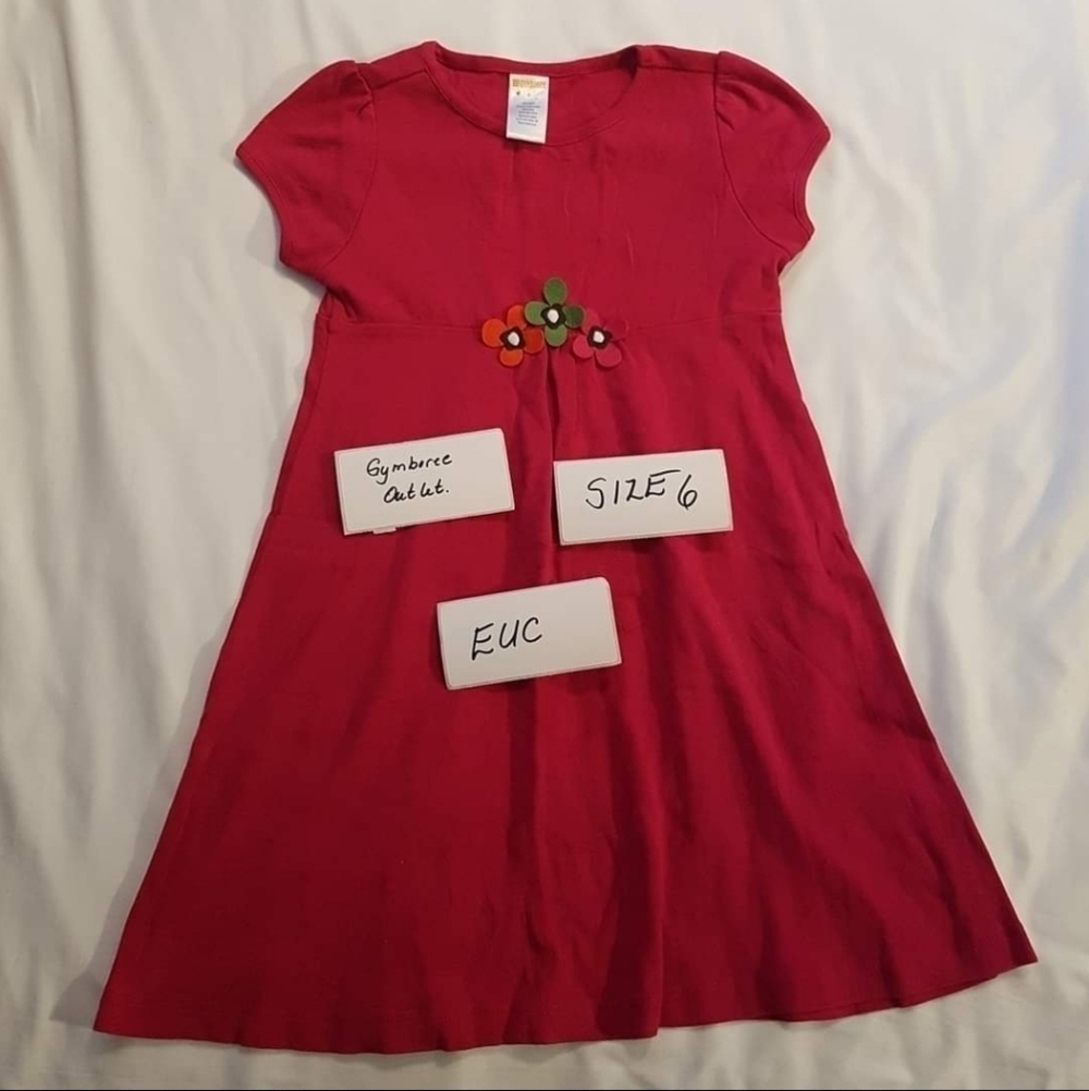 Gymboree dress size 6 pink